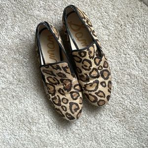 Sam Edleman Cheetah Hair-On Leather Loafer